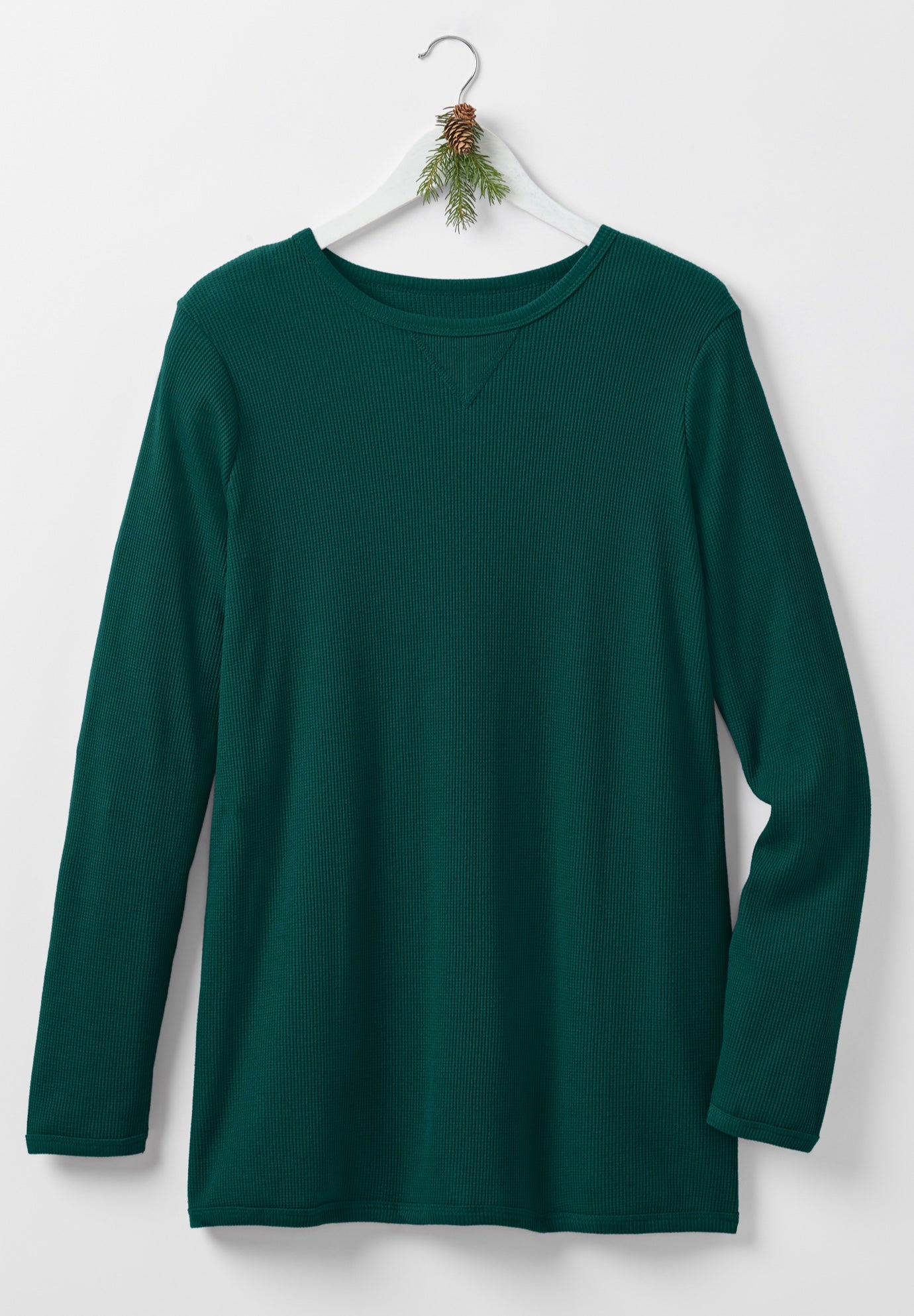 Ultra Soft Waffle Thermal Sweatshirt image number 2