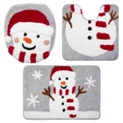 Holiday 3-PC Bath Mat Set image number null