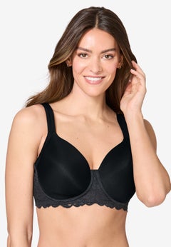 Leading Lady&reg; The Zoey Lace Band Molded Wire Free T-Shirt Bra