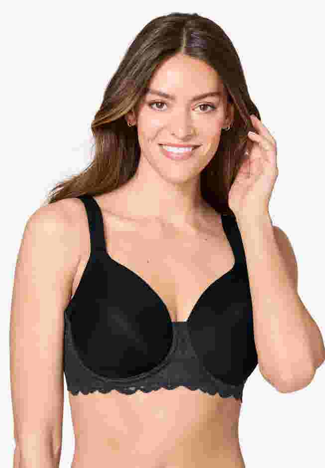 Leading Lady® The Zoey Lace Band Molded Wire Free T-Shirt Bra image number 0