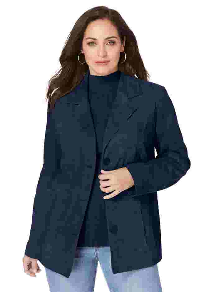 Suede Blazer image number 0