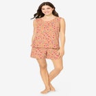 2-Piece Sleeveless Tee and Shorts PJ Set image number null