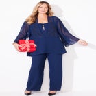 Masquerade Beaded Pant Set image number null