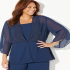 Masquerade Beaded Pant Set image number null