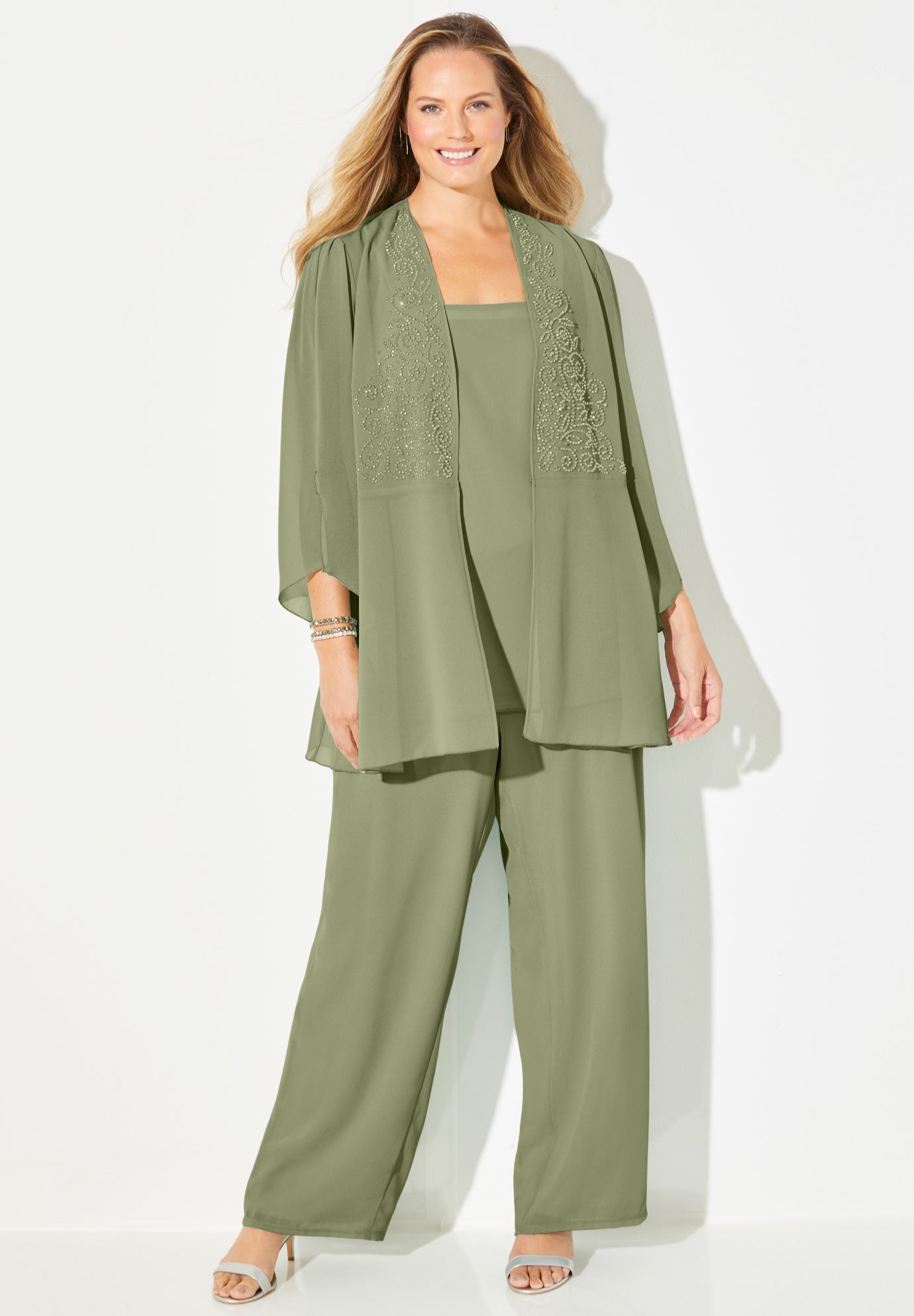 Masquerade Beaded Pant Set image number 0