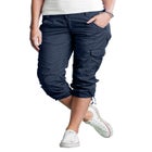 Stretch Cargo Capris by ellos&reg; image number null