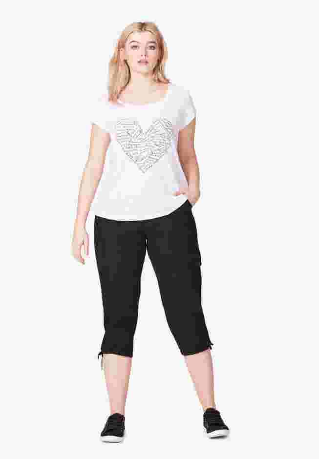 Stretch Cargo Capris by ellos® image number 0
