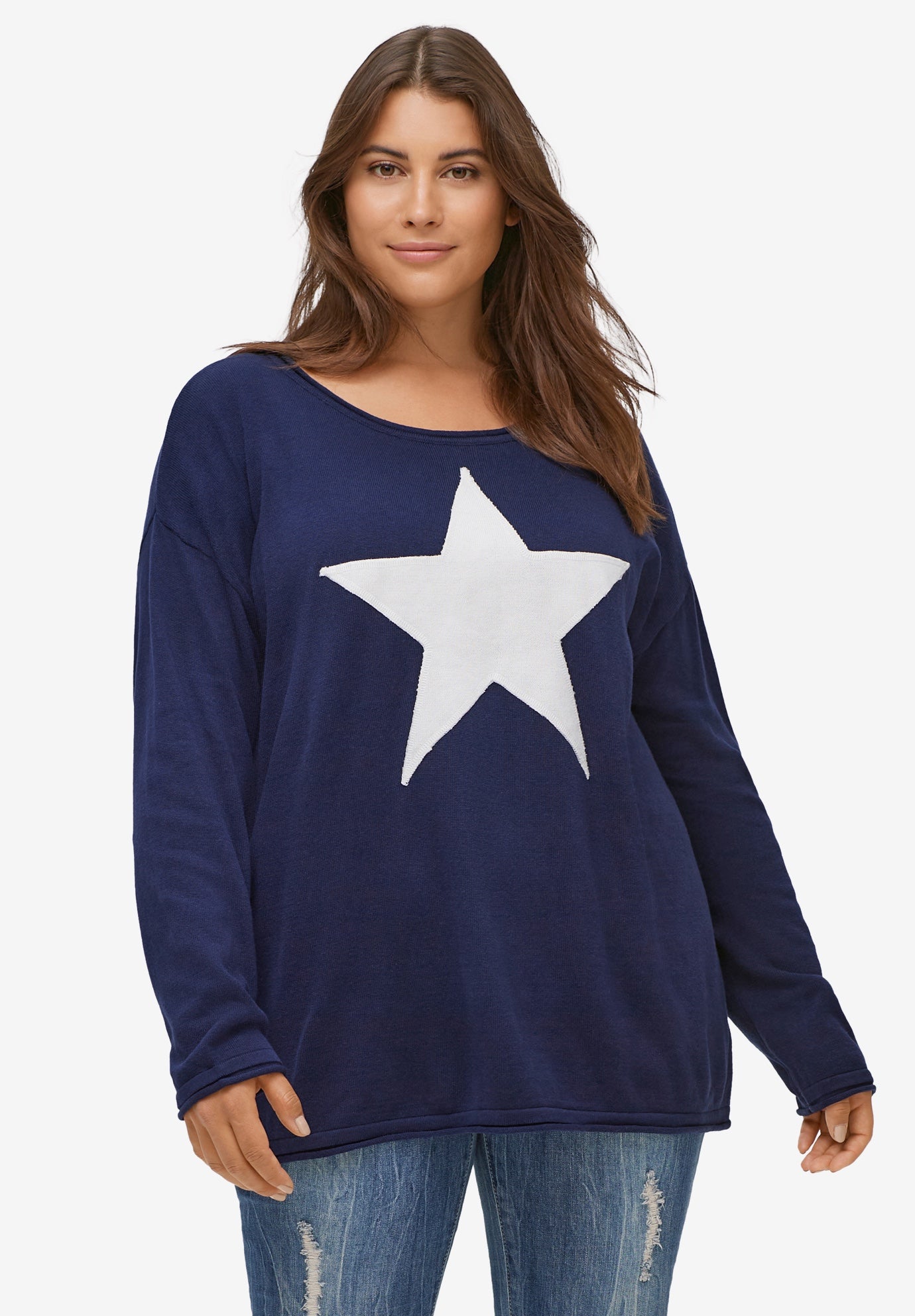 Star Applique Sweater image number 0