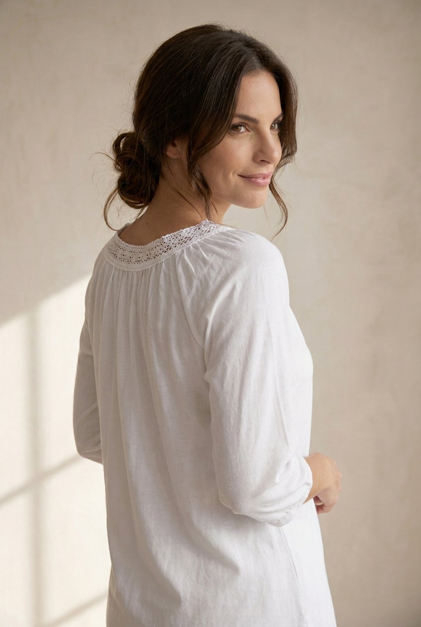 Crochet Trim Tunic image number 1