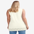 Lace Hem Tunic Tank image number null