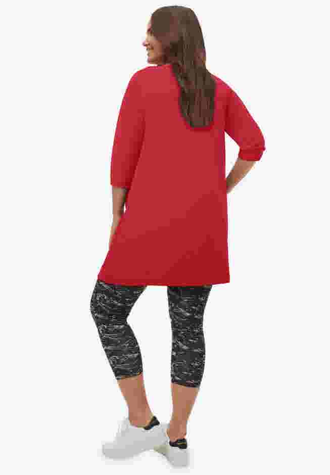 French Terry Zip Pocket Tunic image number 1