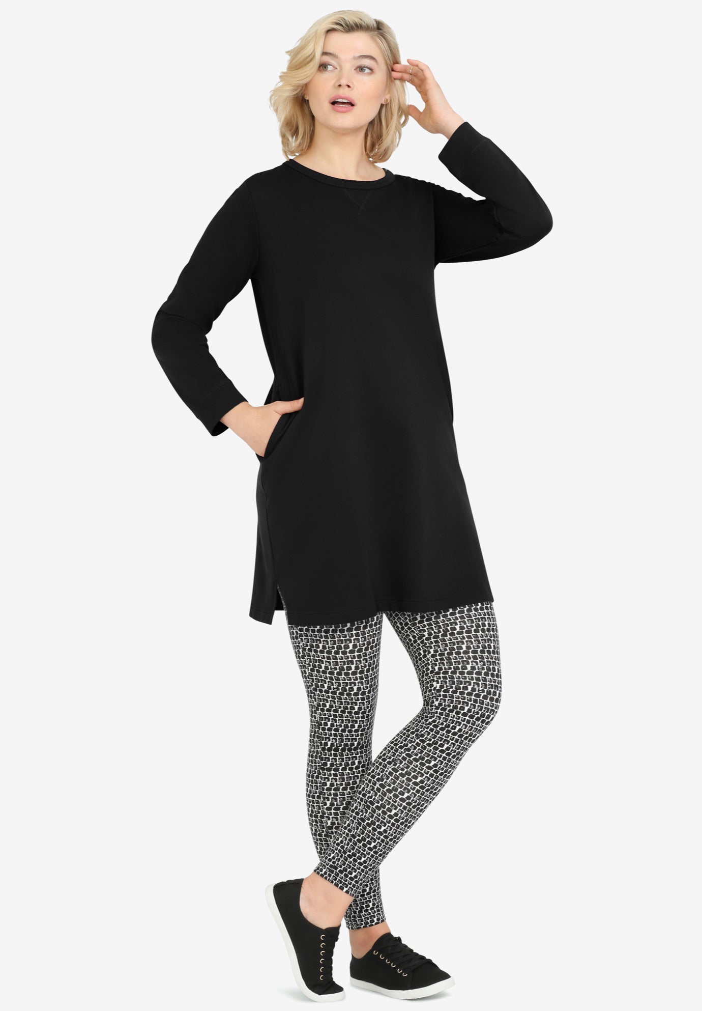 French Terry Tunic Dress image number 0