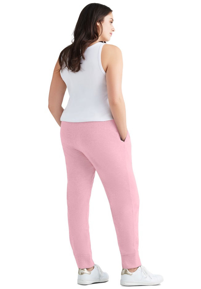 French Terry Drawstring Elastic Waistband Jogger image number 1