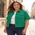 Short Sleeve Denim Jacket image number 1
