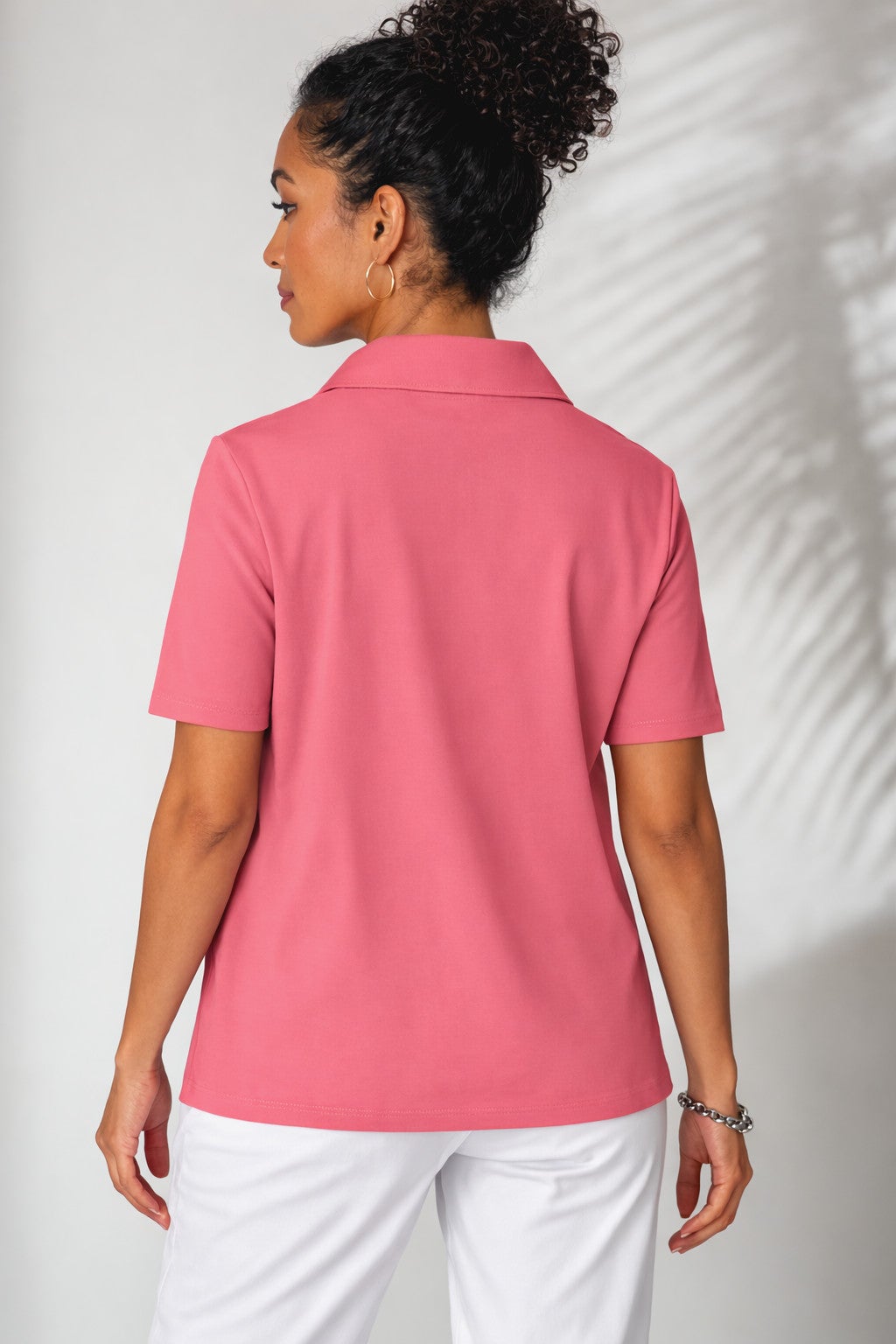 Stretch Cotton Polo Tee image number 2