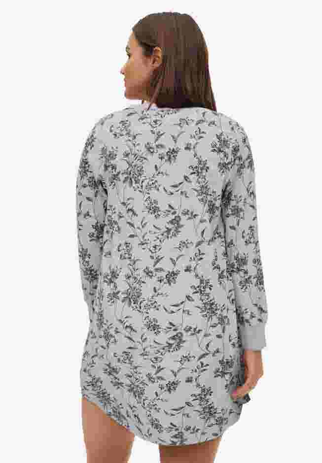 Long Sleeve Henley Sleepshirt image number 1
