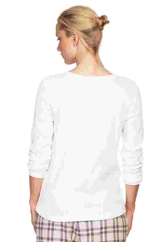 Long Sleeve Henley Sleep Tee image number 1