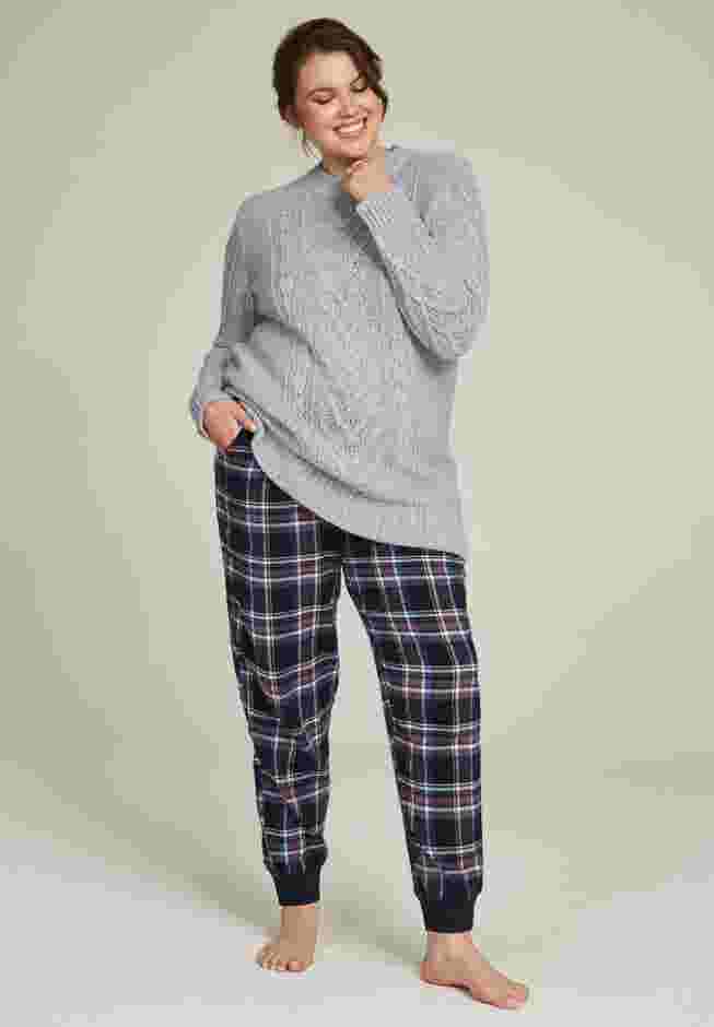 Plaid Flannel Sleep Pants image number 3