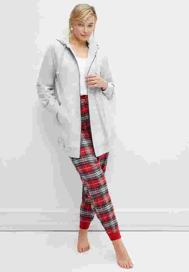 Plaid Flannel Sleep Pants image number 4