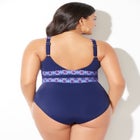 High Neck Keyhole One Piece image number null