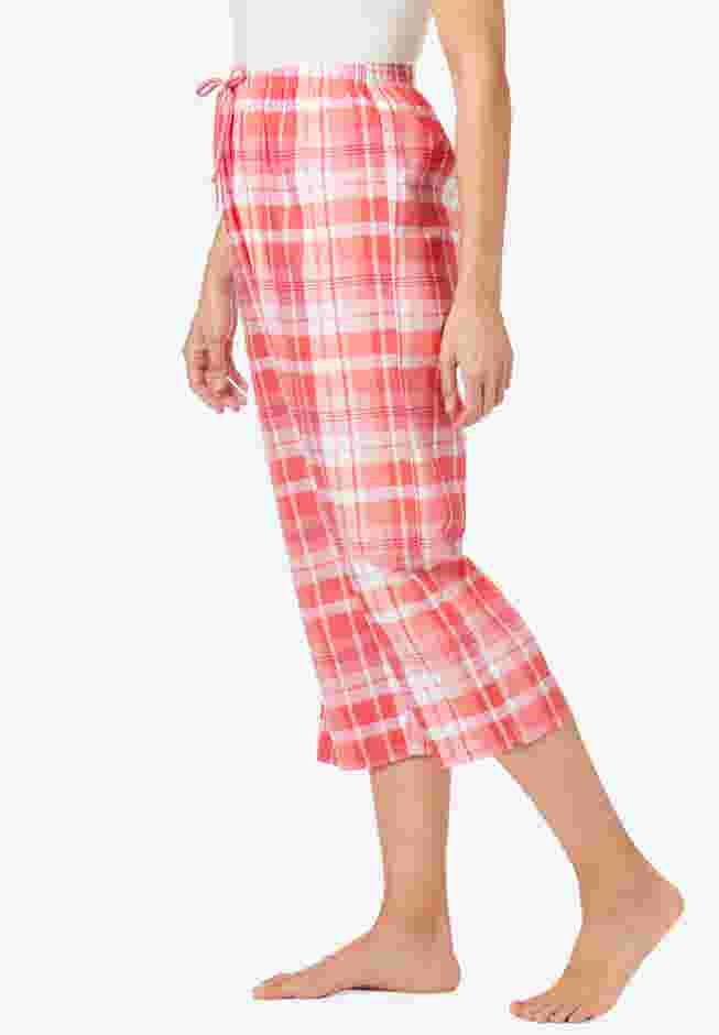 Woven Sleep Capri Pant image number 3