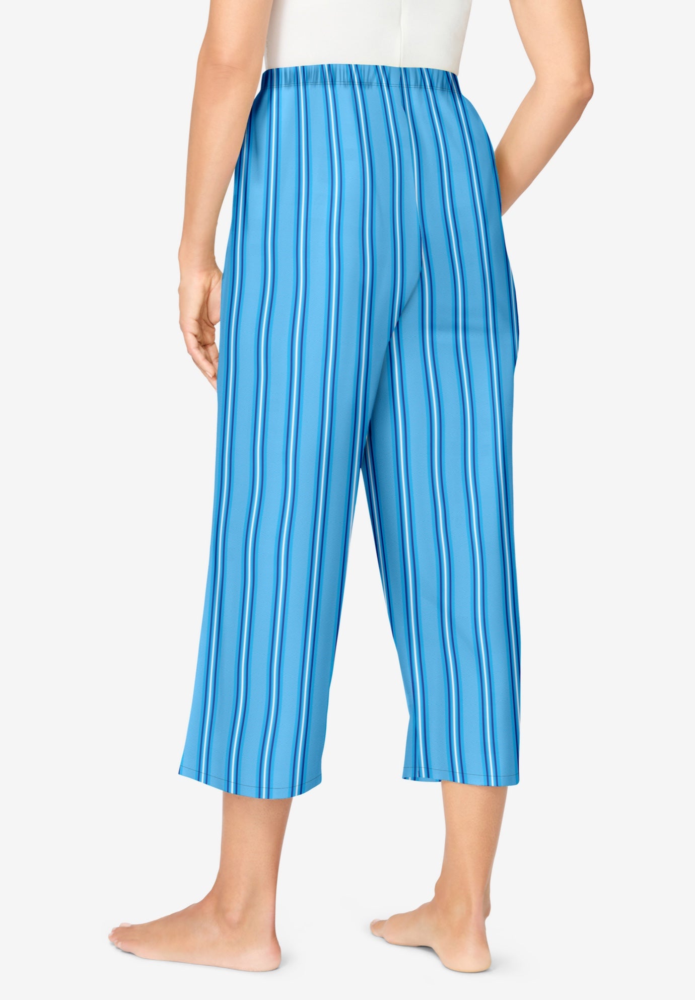 Woven Sleep Capri Pant image number 1