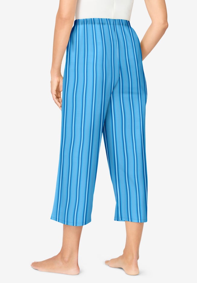 Woven Sleep Capri Pant image number 1