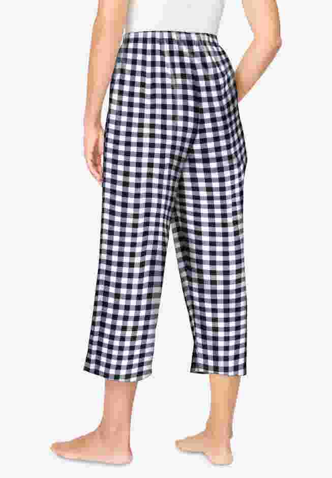 Woven Sleep Capri Pant image number 1