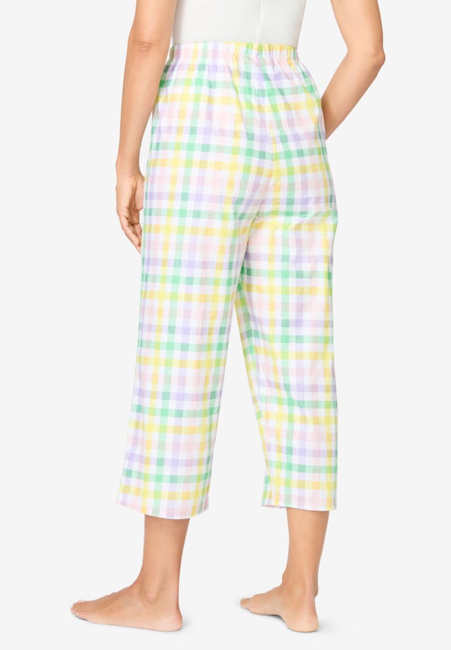 Woven Sleep Capri Pant image number 1