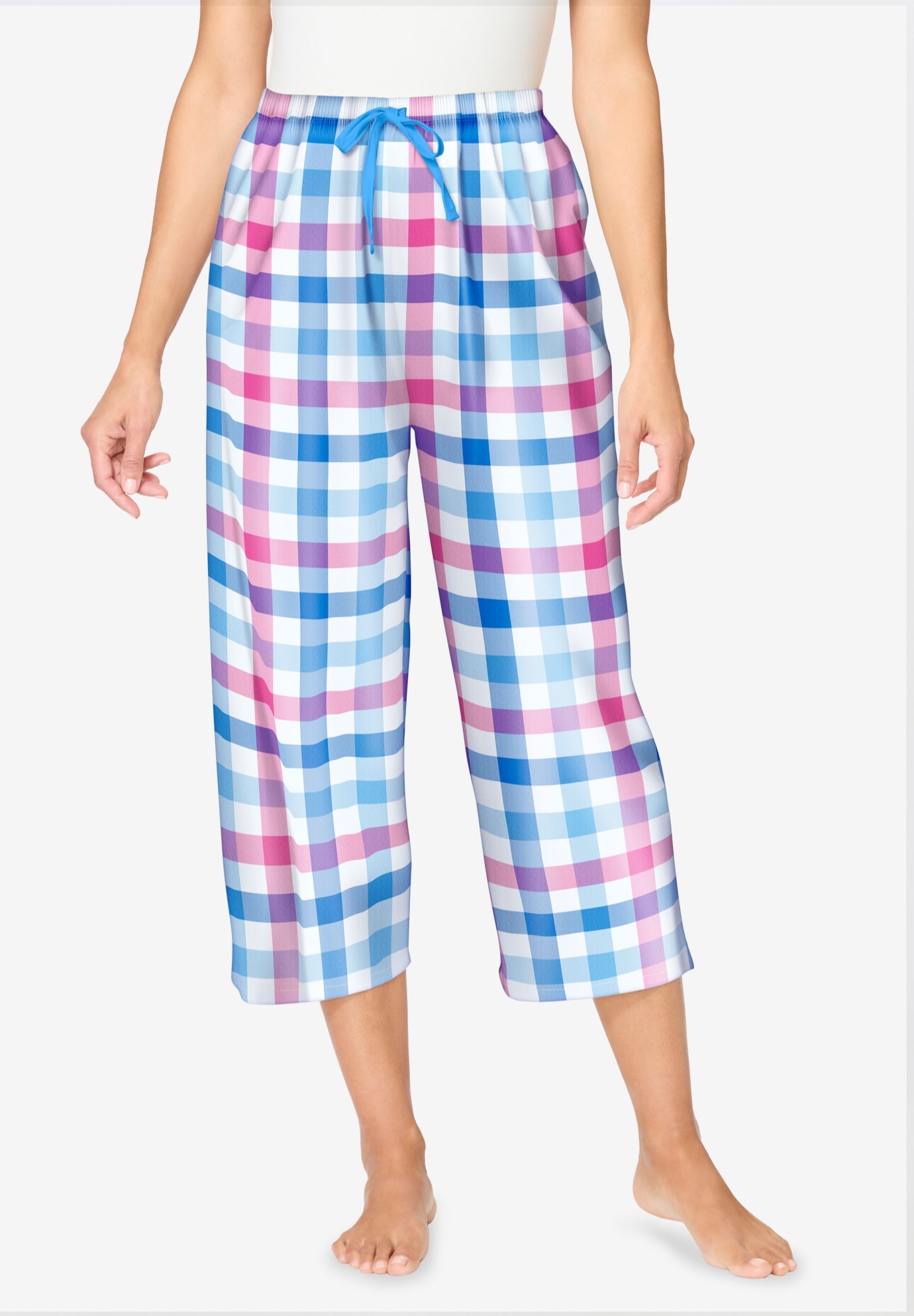Woven Sleep Capri Pant image number 0