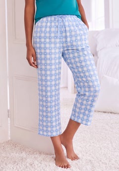 Woven Sleep Capri Pant