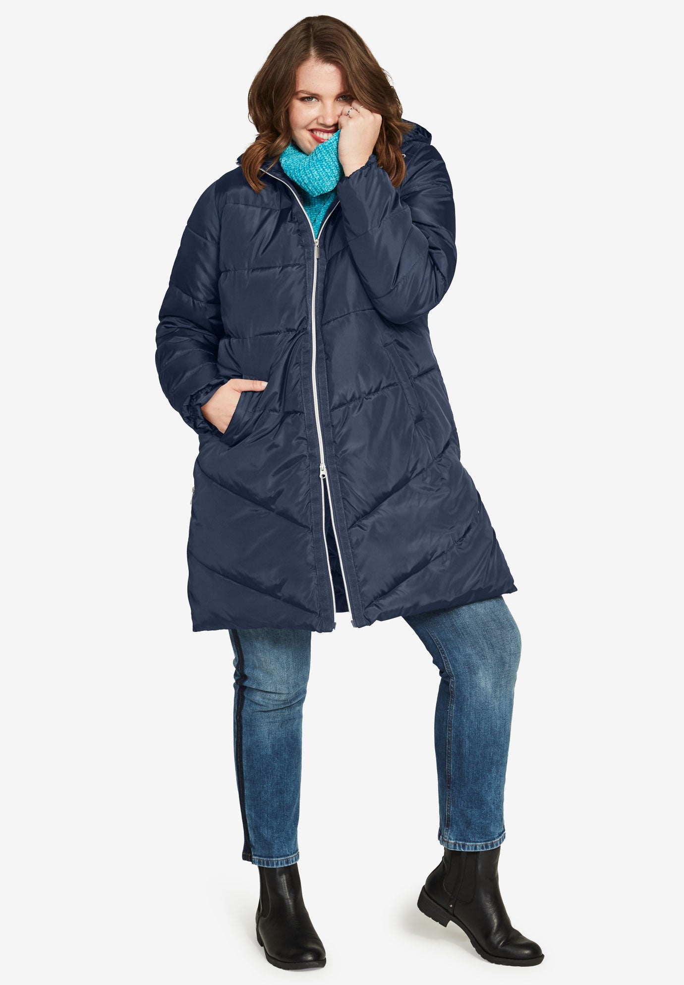 Long Puffer Coat image number 3