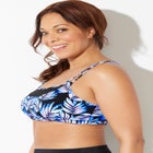 Loop Strap Mesh Bikini Top image number null