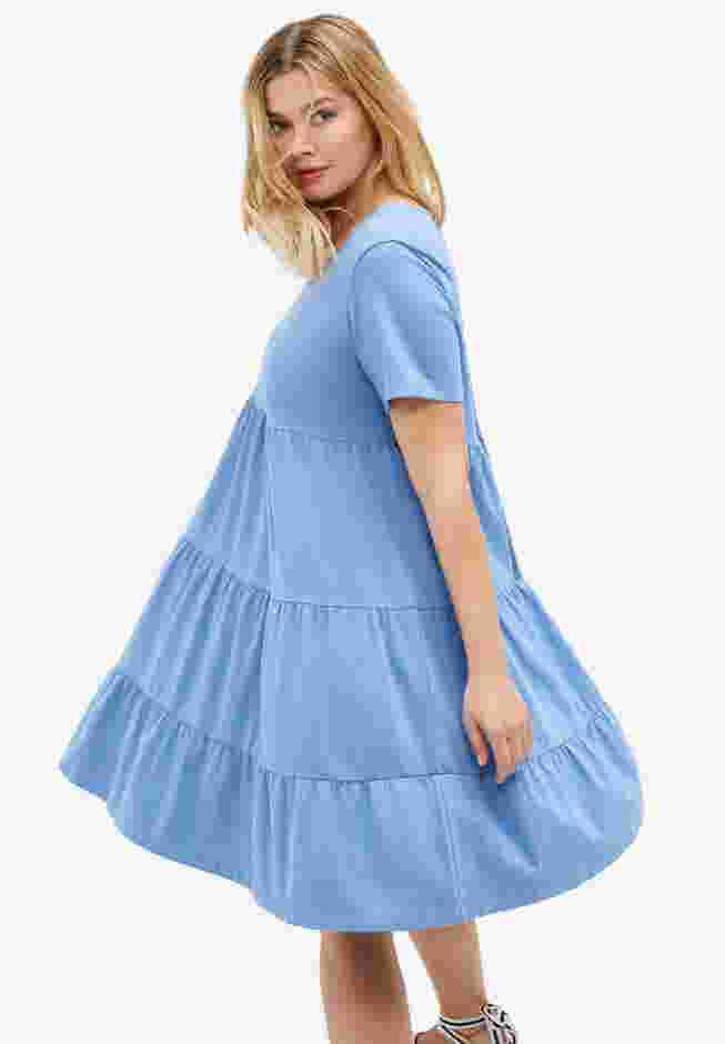 Tiered Knit Tee Dress image number 2