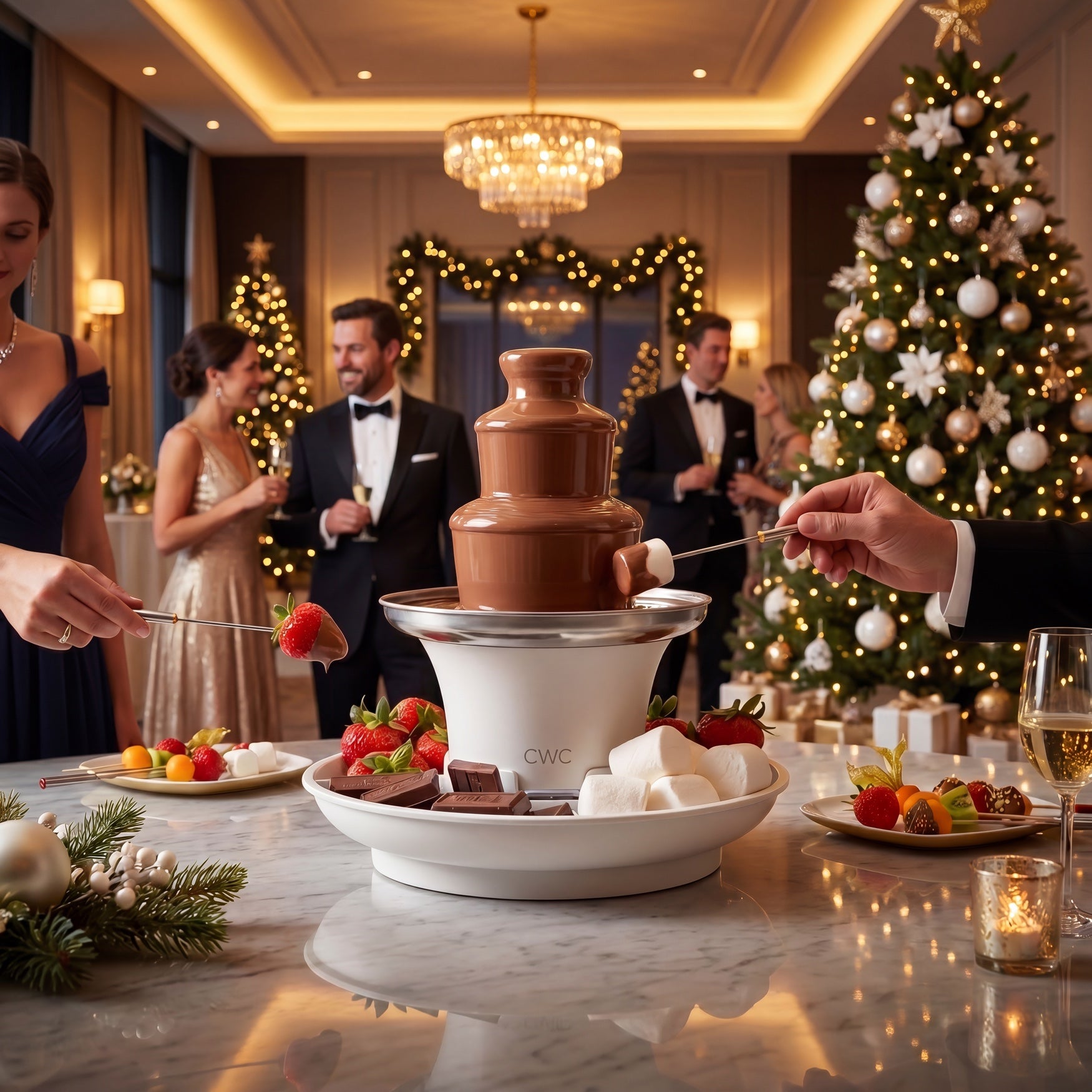 Cook with Color&trade; 3-Tier Chocolate Fountain image number 5