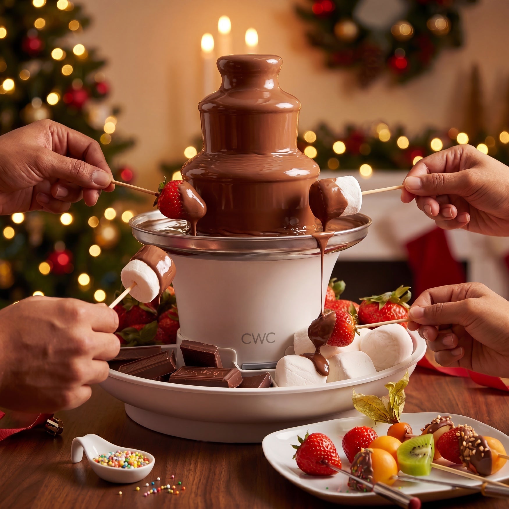 Cook with Color&trade; 3-Tier Chocolate Fountain image number 6