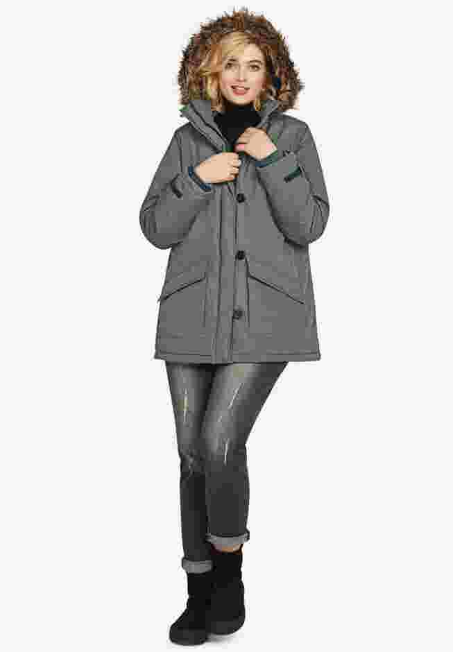 Faux Fur Trim Parka image number 0