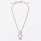Triple Hoop Pendant Necklace image number null