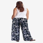 Wide-Leg Soft Pants with Back Elastic image number null