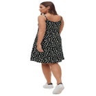 Stretch Knit Scoop Neck Tank A Line Dress image number null