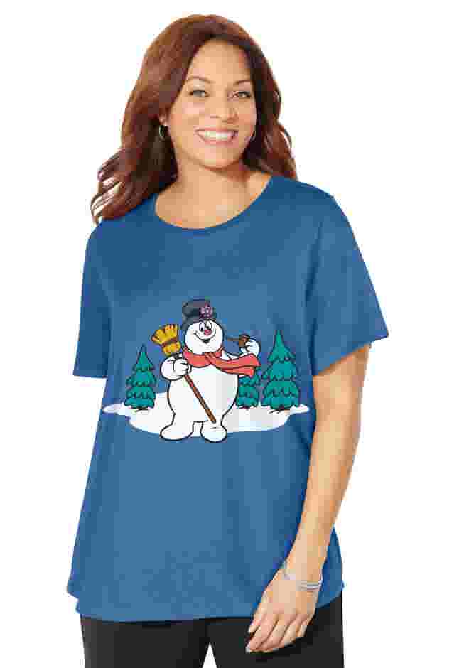 Disney Frosty Xmas Tee image number 0
