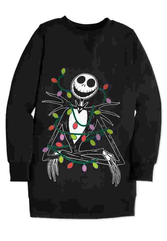 Disney Jack Skellington Lights Sweatshirt image number 0