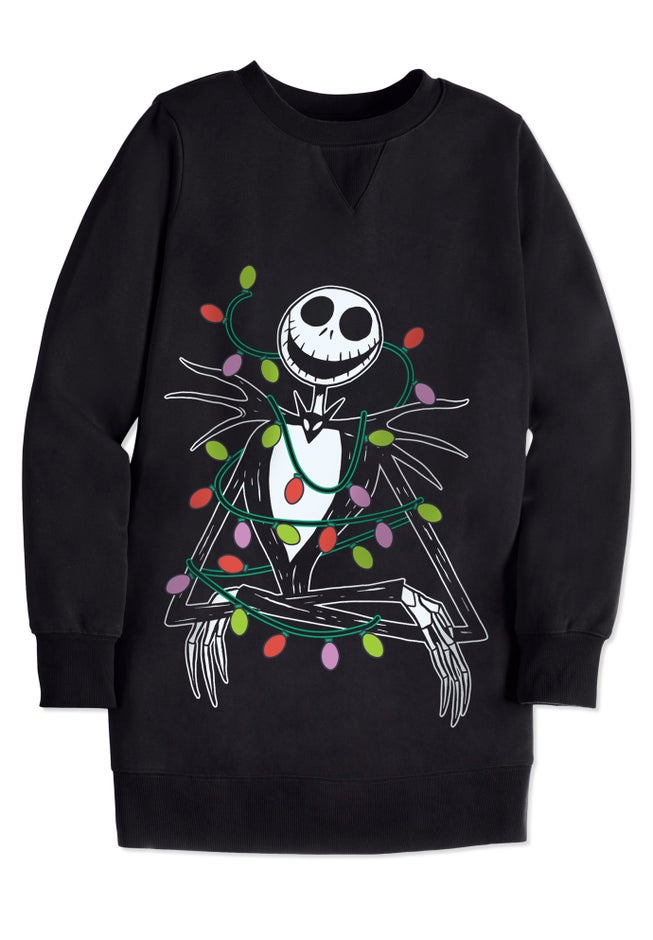 Disney Jack Skellington Lights Sweatshirt image number 0
