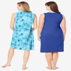 2-Pack Sleeveless Sleepshirt image number null