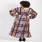 Goldi Satin Blouson Sleeve Maxi Dress image number 1