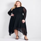 Mere Mesh High Neck Dress image number 0