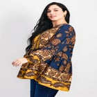 Cara Blouson Peasant Blouse image number 2