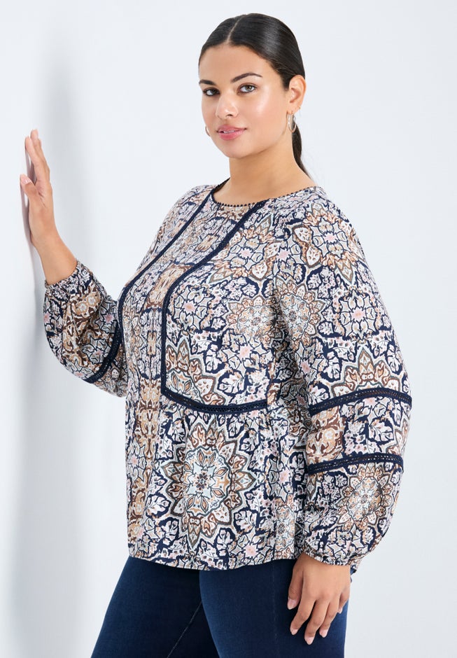 Bridget Lace Detail Blouse image number 2
