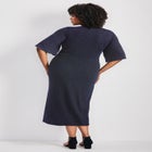 Nala Metallic Mock Wrap Dress image number 1