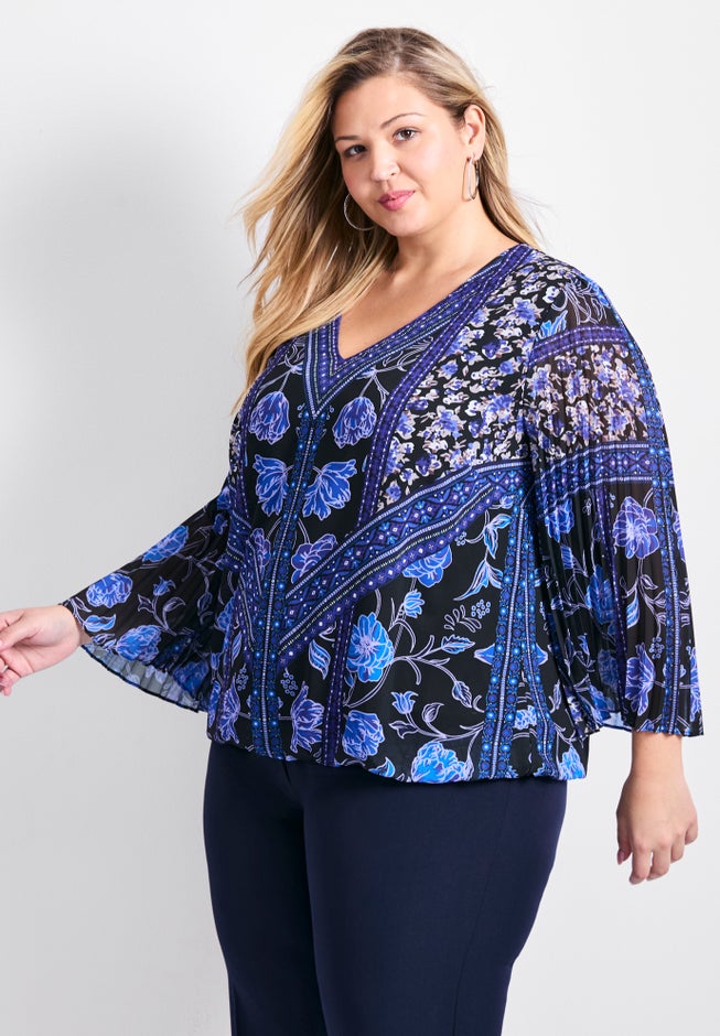 Harmony Pleat Sleeve Top image number 2